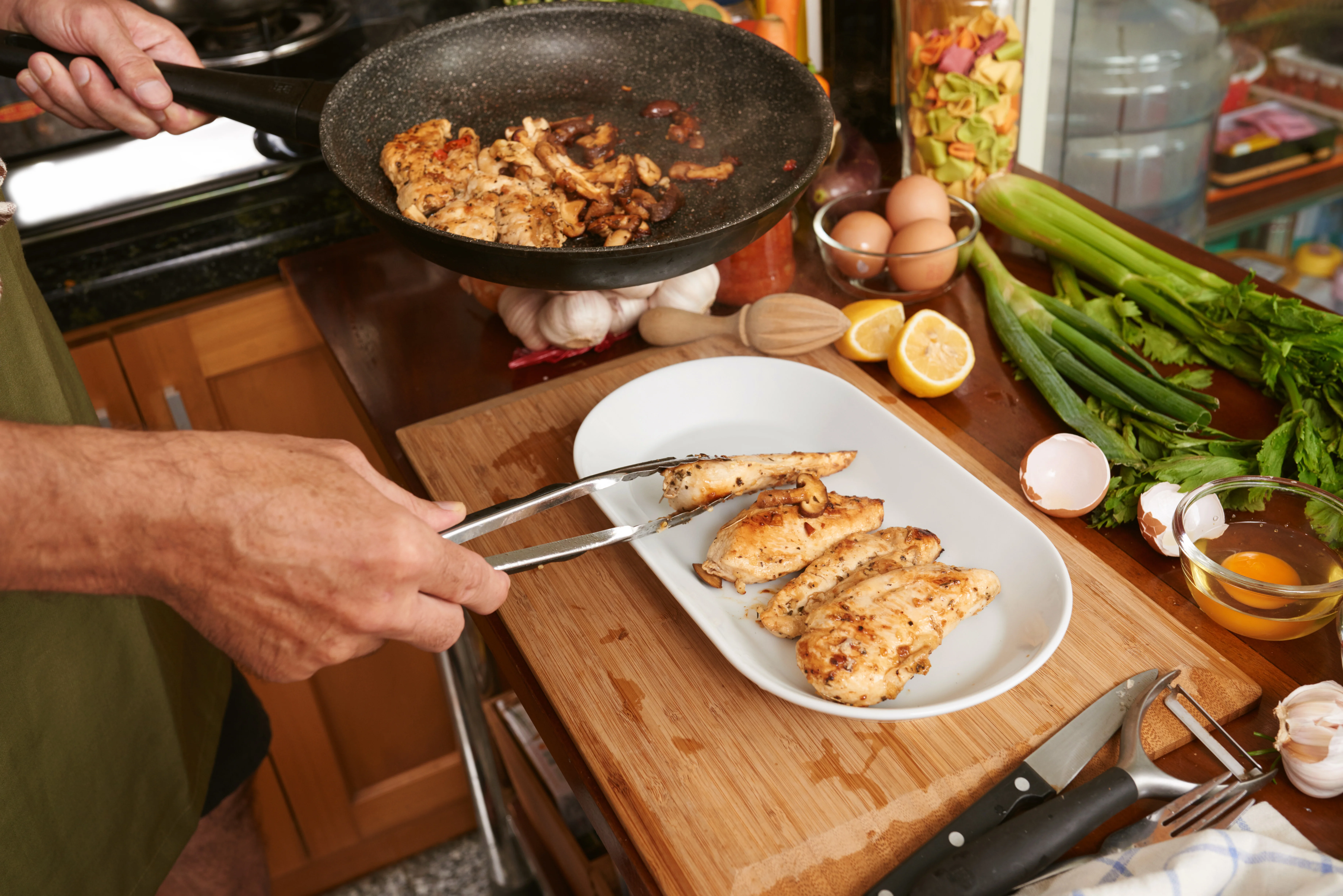 Pollo Cocinado