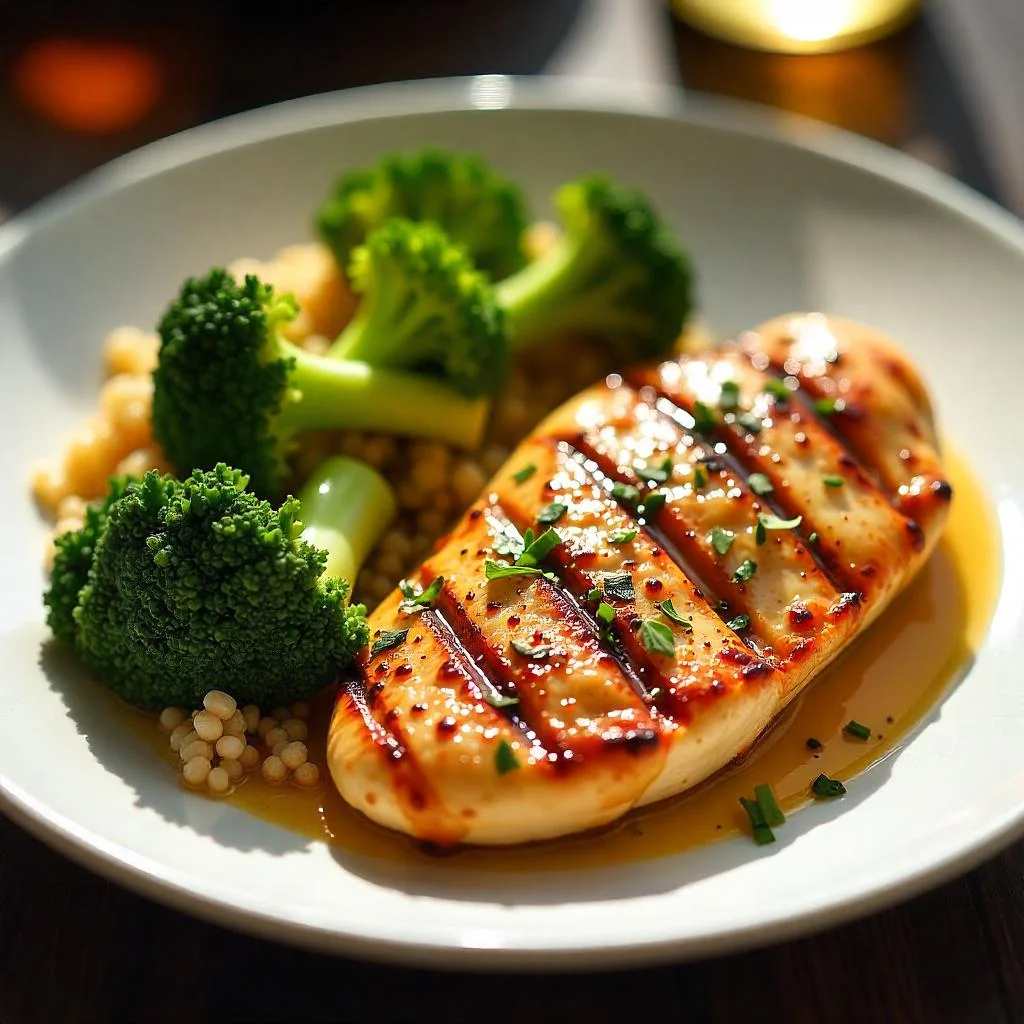 Pechuga Sabrosa Con Brocoli Saludable